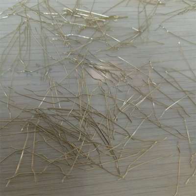 Copper Plated Microfilament Fiber Machined by Copper Plated Microfilament Steel Fiber Has Certain Strength